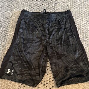 Under Armour Men's Gray Camo Athletic Shorts